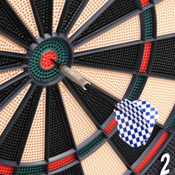 Placă electrică de darts cu săgeți din polipropilenă neagră - Img 7