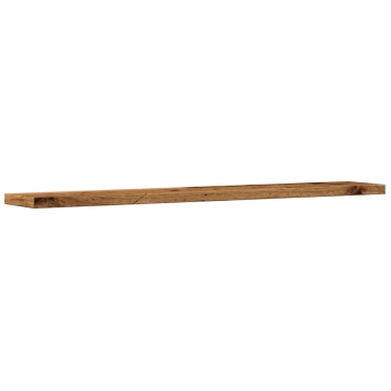 Plăci bibliotecă, 4 buc. lemn vechi 60x10x1,5 cm lemn prelucrat - Img 6