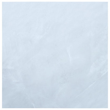 Plăci de pardoseală autoadezive 20 buc. alb marmură PVC 1,86 m² - Img 3