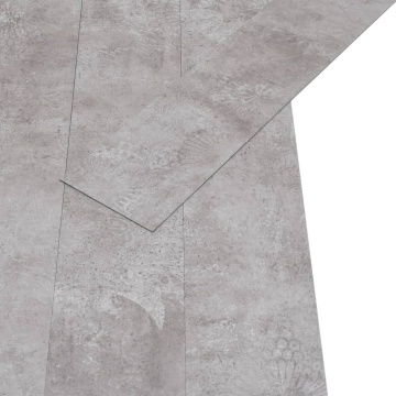 Plăci pardoseală autoadezive, gri pământiu, 5,02 m², PVC, 2 mm - Img 3