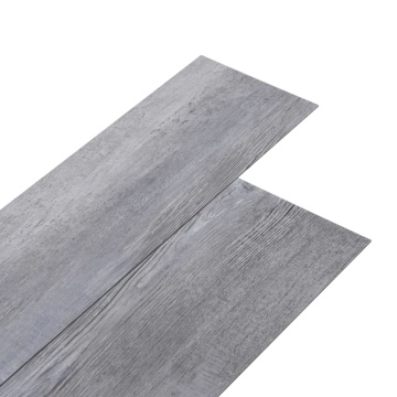 Plăci pardoseală autoadezive, lemn gri mat, 5,21 m², 2 mm, PVC - Img 2
