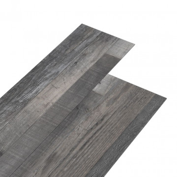 Plăci pardoseală autoadezive lemn industrial 5,02 m² PVC 2 mm - Img 2