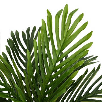 Plantă artificială de palmier 9 frunze 70 cm verde - Img 2