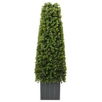 Planta artificială Eucalyptus cu ghiveci 27x27x90 cm Verde - Img 1