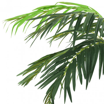 Plantă artificială palmier phoenix cu ghiveci, verde, 190 cm - Img 4