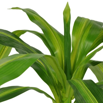 Plantă Dracena artificială cu ghiveci, 100 cm, verde - Img 2