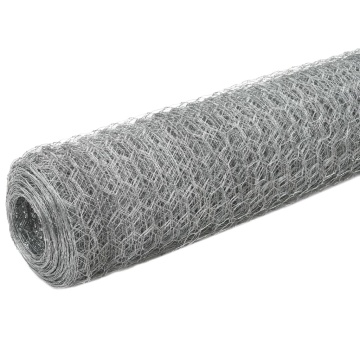 Plasă de sârmă găini, argintiu, 25 x 1,5 m, oțel galvanizat - Img 2