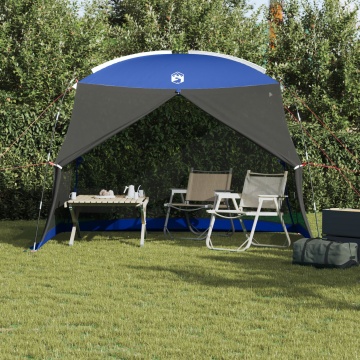 Plasă de țânțari pentru camping cu ușă Albastru pentru 5 persoane Rezistent la apă - Img 4