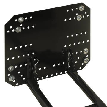 Plug de zăpadă pentru ATV, negru, 115x38 cm - Img 5