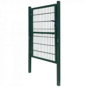 Poartă 2D pentru gard (simplă) 106 x 190 cm, verde - Img 8