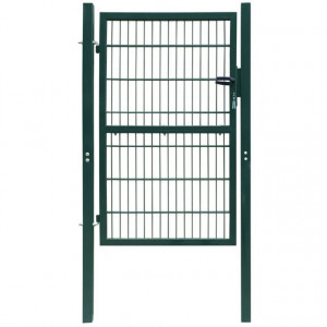 Poartă 2D pentru gard (simplă) 106 x 210 cm, verde - Img 1