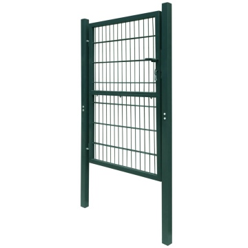 Poartă pentru gard 2D (simplă), verde, 106x230 cm - Img 3