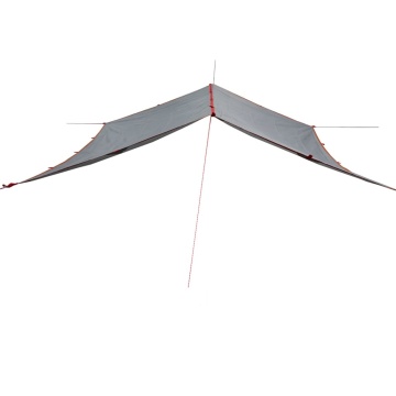 Prelată de camping, gri și portocaliu, 360x294 cm, impermeabilă - Img 7