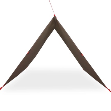 Prelată de camping, maro, 306x306 cm, impermeabilă - Img 4