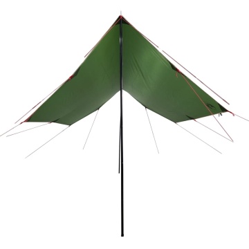 Prelată de camping, verde, 460x305x210 cm, impermeabilă - Img 3