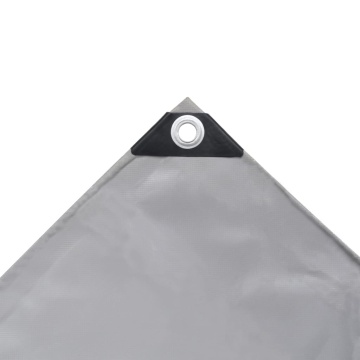Prelată, gri, 2,5 x 3,5 m, 650 g/m² - Img 3