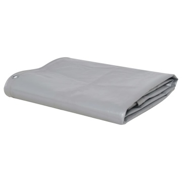 Prelată, gri, 3,5 x 5 m, 650 g/m² - Img 1