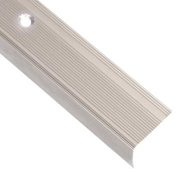 Profile trepte în formă de L, 15 buc. șampanie 100 cm aluminiu - Img 4