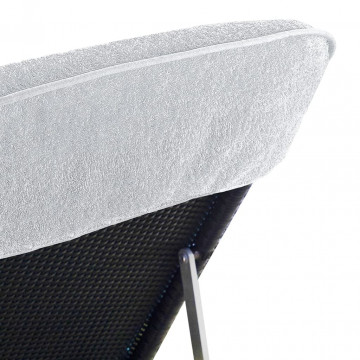 Prosoape de plajă, 2 buc., alb, 75x200 cm, textil 400 GSM - Img 5