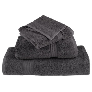 Prosoape mâini premium 50buc antracit 30x30cm 600gsm 100%bumbac - Img 4