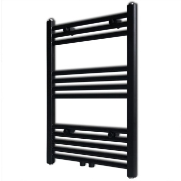 Radiator port-prosop încălzire centrală baie drept negru 500 x 764 mm - Img 1