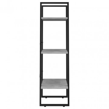 Raft de depozitare, gri beton, 60x30x105 cm, PAL - Img 5