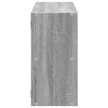 Raft de perete, gri sonoma, 100x25x50 cm, lemn prelucrat - Img 8