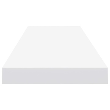 Raft de perete suspendat, alb, 90x23,5x3,8 cm, MDF - Img 7