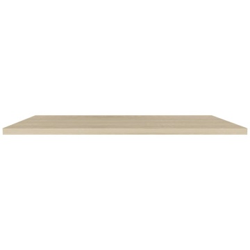 Raft de perete suspendat, stejar, 120x23,5x3,8 cm, MDF - Img 4