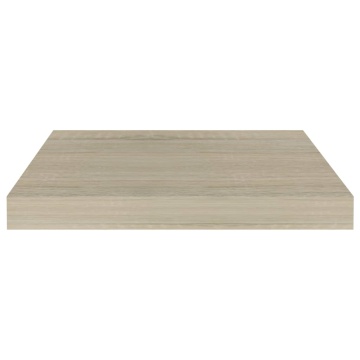 Raft de perete suspendat, stejar, 40x23x3,8 cm, MDF - Img 4