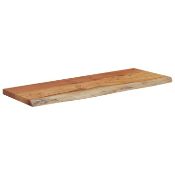 Raft perete 50x20x2,5 cm dreptunghiular lemn acacia margine vie - Img 3