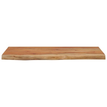 Raft perete 60x30x2,5 cm dreptunghiular lemn acacia margine vie - Img 4