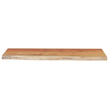 Raft perete 70x30x2,5 cm dreptunghiular lemn acacia margine vie - Img 4