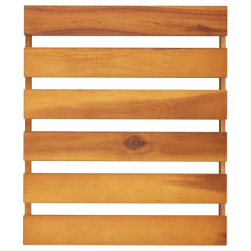 Raft pliabil cu 3 niveluri, maro, 43x31x63 cm lemn masiv acacia - Img 6
