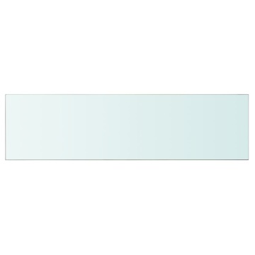Rafturi, 2 buc., 110 x 30 cm, panouri sticlă transparentă - Img 3