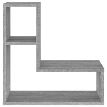 Rafturi de perete, 2 buc., gri sonoma, 50x15x50 cm, lemn - Img 8