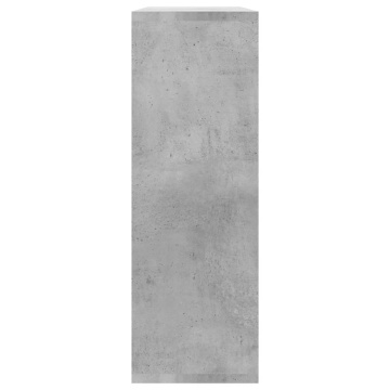 Rafturi de perete, gri beton, 104x20x58,5 cm, lemn prelucrat - Img 7