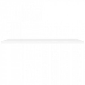 Rafturi de perete suspendate, 2 buc., alb, 120x23,5x3,8 cm, MDF - Img 8