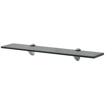 Rafturi suspendate, 2 buc., 60 x 20 cm, sticlă, 8 mm - Img 2