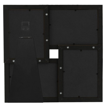 Ramă foto colaj, negru, 4x (10x15 cm) foto, MDF - Img 3
