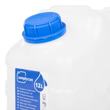 Recipient de apă cu robinet, transparent, 12 L, plastic - Img 5