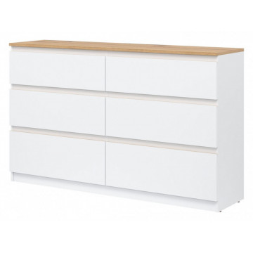 REMI Comoda 6S WHITE/OAK EVOKE - Img 1