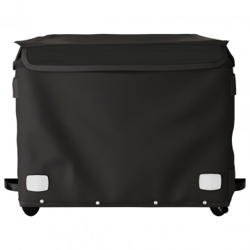 Remorcă de marfă pentru biciclete, negru, 45 kg, fier - Img 5