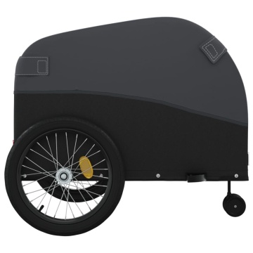 Remorcă pentru biciclete, negru, 45 kg, fier - Img 6