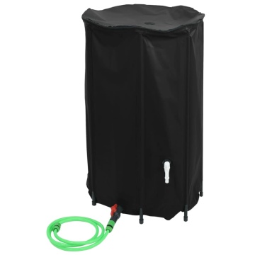 Rezervor de apă cu robinet, pliabil, 500 L, PVC - Img 3
