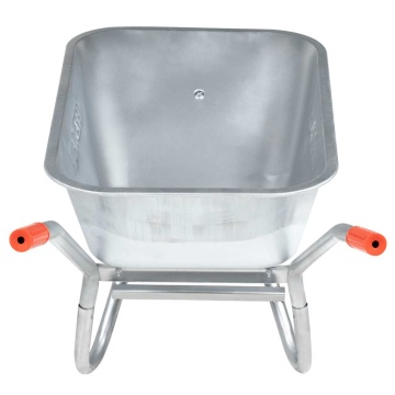 Roabă 90 L 150 kg Oțel galvanizat și plastic - Img 3