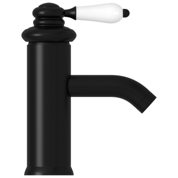 Robinet chiuvetă de baie, negru, 130x180 mm - Img 4