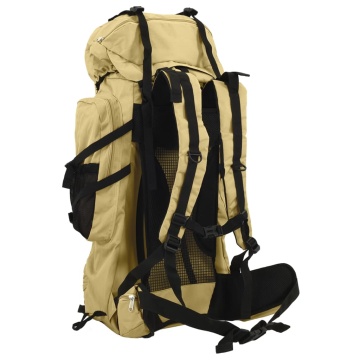 Rucsac de drumeție, kaki, 80 L, țesătură oxford - Img 3