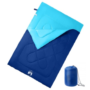 Sac de dormit dublu cu perne de camping, adulți, 3-4 anotimpuri - Img 1
