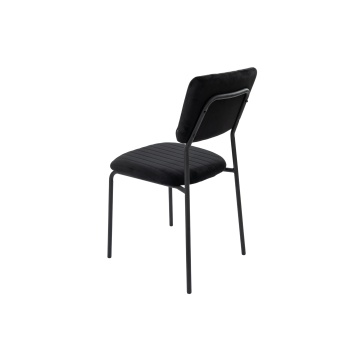 Scaun bucatarie, tapitat cu stofa, s-211, Negru - Img 6